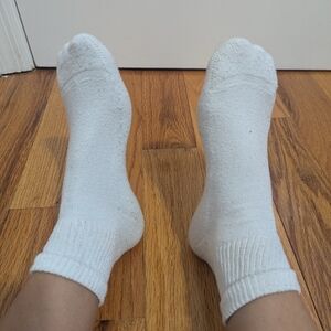 White Hanes Socks